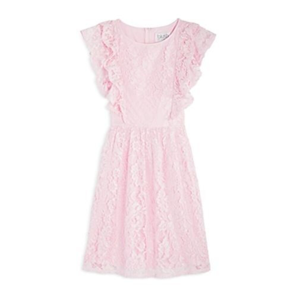 Blush By Us Angels Pink Lace Dress Size 16